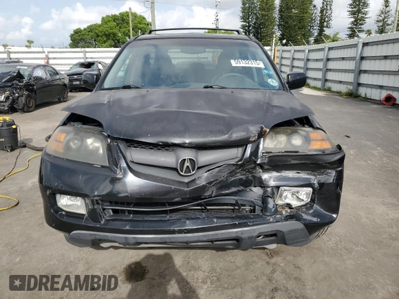 2005 Acura MDX Touring z VIN 2HNYD18945H530565, wystawiony jako Copart lot #59132315 z przebiegiem 215 523 mil mil oraz Szkoda całkowita • Salvage title. Historia ofert i sprzedaży dostępna na DreamBid. Obrazek 5.