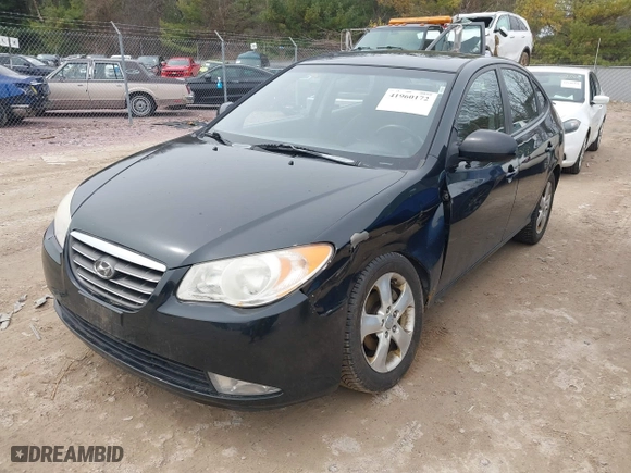 2008 Hyundai Elantra GLS with VIN KMHDU46D08U508895, listed as a IAAI auction lot 41960172 with 264,948 mi miles. Bid and sale history available at carsss.com. Image 17.