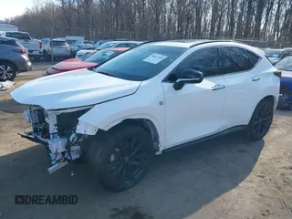 2022 Lexus NX with VIN 2T2KGCEZ8NC003721, listed as a IAAI auction lot 38637550 with 16,987 mi miles. Bid and sale history available at carsss.com. Image 2.