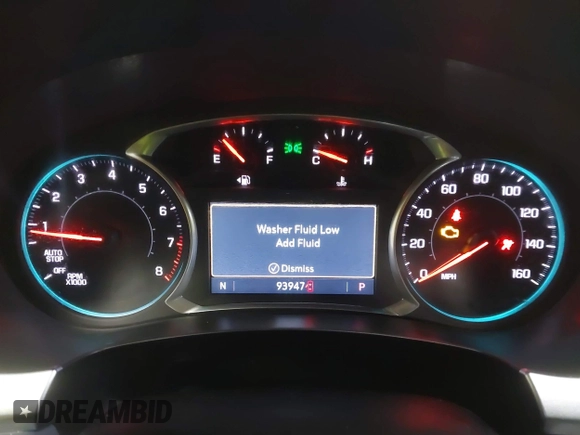 2020 Chevrolet Traverse LT with VIN 1GNEVHKW5LJ203804, listed as a IAAI auction lot 41143612 with 93,947 mi miles and . Bid and sale history available at DreamBid. Image 7.
