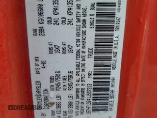 2001 Dodge 1500 z VIN 1B7HF13Z41J597313, wystawiony jako Copart lot #57720805 z przebiegiem 161 711 mil mil oraz Szkoda całkowita • Salvage title. Historia ofert i sprzedaży dostępna na DreamBid. Obrazek 12.