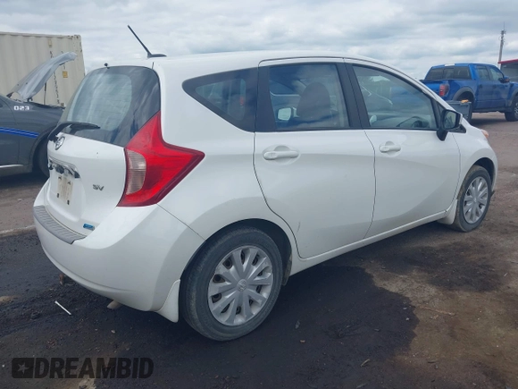 2015 Nissan Note SV with VIN 3N1CE2CP0FL447655, listed as a IAAI auction lot 42758576 with 174,745 mi miles and . Bid and sale history available at DreamBid. Image 4.
