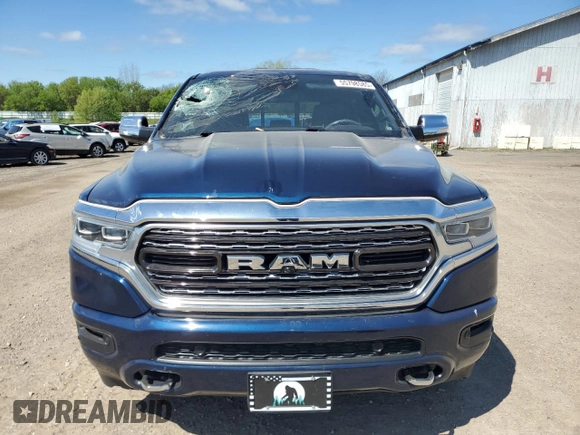 2021 Ram 1500 Limited with VIN 1C6SRFHTXMN830128, listed as a Copart auction lot 55798585 with 44,954 mi miles and Clean title. Bid and sale history available at DreamBid. Image 5.