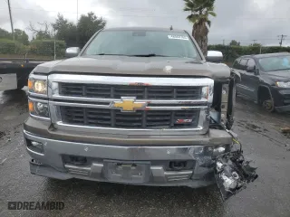2014 Chevrolet Silverado 1500 LTZ with VIN 3GCUKSEC3EG523333, listed as a Copart auction lot 48069765 with 60,641 mi miles and Salvage Title. Bid and sale history available at carsss.com. Image 5.