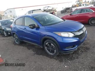 2018 Honda HR-V EX-L Navi with VIN 3CZRU5H75JM702110, listed as a IAAI auction lot 41005796 with 97,103 mi miles. Bid and sale history available at carsss.com. Image 1.