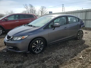 2014 Honda Civic Sedan EX with VIN 19XFB2F87EE062197, listed as a Copart auction lot 49826345 with 240,204 mi miles and Salvage Title. Bid and sale history available at carsss.com. Image 1.