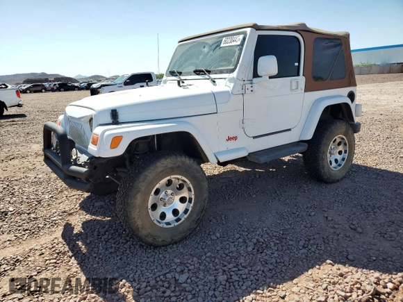 2003 Jeep Wrangler Sahara with VIN 1J4FA59S73P312279, listed as a Copart auction lot 60230445 with 151,886 mi miles and Clean title. Bid and sale history available at DreamBid. Image 1.
