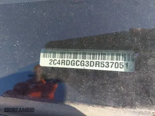 2013 Dodge Grand Caravan SXT with VIN 2C4RDGCG3DR537051, listed as a IAAI auction lot 41919188 with 180,524 mi miles. Bid and sale history available at carsss.com. Image 9.