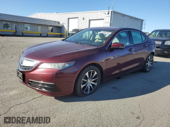 2016 Acura TLX with VIN 19UUB1F33GA000969, listed as a Copart auction lot 48366705 with 110,563 mi miles and Salvage Title. Bid and sale history available at carsss.com. Image 1.