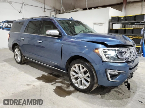 2019 Ford Expedition Max Platinum with VIN 1FMJK1LT6KEA89777, listed as a Copart auction lot 84071914 with 84,130 mi miles and Clean title. Bid and sale history available at DreamBid. Image 4.