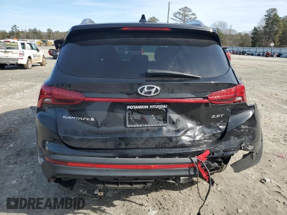 2022 Hyundai Santa Fe Limited with VIN 5NMS44AL5NH418106, listed as a Copart auction lot 88693165 with 48,256 mi miles and Salvage Title. Bid and sale history available at carsss.com. Image 6.