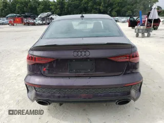 2024 Audi RS 3 with VIN WUAG4DGY6RA907285, listed as a Copart auction lot 59847024 with 636 mi miles and Non repairable. Bid and sale history available at DreamBid. Image 6.