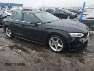 2018 Audi A5 Sportback Premium Plus with VIN WAUENCF57JA098481, listed as a Copart auction lot 38524434 with 49,740 mi miles. Bid and sale history available at carsss.com. Image 4.