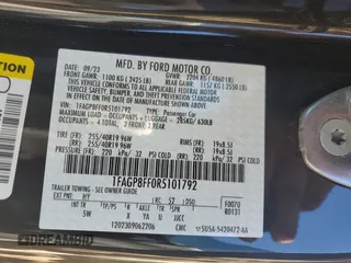 2024 Ford Mustang GT Premium with VIN 1FAGP8FF0R5101792, listed as a Copart auction lot 81476584 with 2,373 mi miles and Salvage title. Bid and sale history available at DreamBid. Image 12.