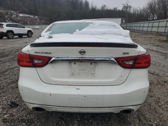 2017 Nissan Maxima SR with VIN 1N4AA6AP2HC369670, listed as a Copart auction lot 45004675 with 78,882 mi miles and Salvage Title. Bid and sale history available at carsss.com. Image 6.