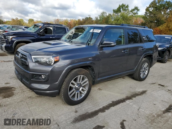 2022 Toyota 4Runner TRD Sport with VIN JTEAU5JR4N5264461, listed as a Copart auction lot 76233154 with 29,836 mi miles and Salvage title. Bid and sale history available at DreamBid. Image 1.