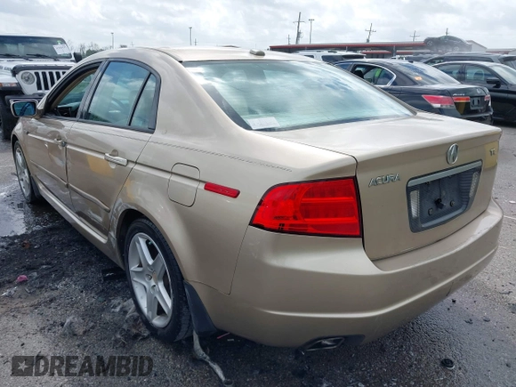 2005 Acura TL with VIN 19UUA66285A067331, listed as a IAAI auction lot 41935617 with 204,935 mi miles. Bid and sale history available at carsss.com. Image 3.