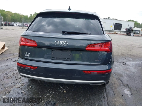 2019 Audi Q5 Premium Plus with VIN WA1BNAFY4K2038765, listed as a IAAI auction lot 42042264 with 58,557 mi miles. Bid and sale history available at carsss.com. Image 16.