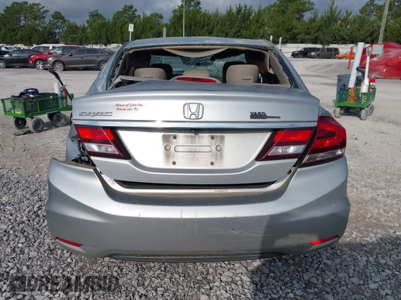 2013 Honda Civic LX with VIN 2HGFB2F57DH541438, listed as a IAAI auction lot 42442852 with Not provided miles and . Bid and sale history available at DreamBid. Image 16.