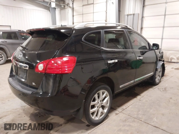 2012 Nissan Rogue S with VIN JN8AS5MT3CW261533, listed as a IAAI auction lot 41509296 with 141,533 mi miles. Bid and sale history available at carsss.com. Image 4.