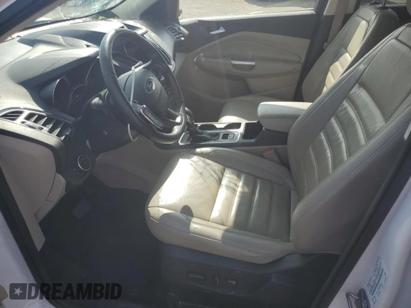 2018 Ford Escape Titanium with VIN 1FMCU0J9XJUA07221, listed as a Copart auction lot 43758165 with 68,805 mi miles and Salvage title. Bid and sale history available at DreamBid. Image 7.