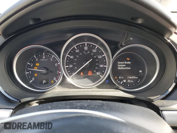 2017 Mazda CX-9 Signature with VIN JM3TCBEY3H0142750, listed as a Copart auction lot 44812375 with 116,479 mi miles and Salvage Title. Bid and sale history available at carsss.com. Image 9.