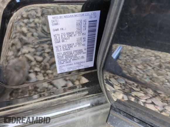2025 Infiniti QX60 с VIN 5N1AL1ES8SC330302, выставлен на аукционе Copart как лот 51332675 с пробегом 29 797 миль миль и Списание • Salvage title. История ставок и продаж доступна на DreamBid. Изображение 13.