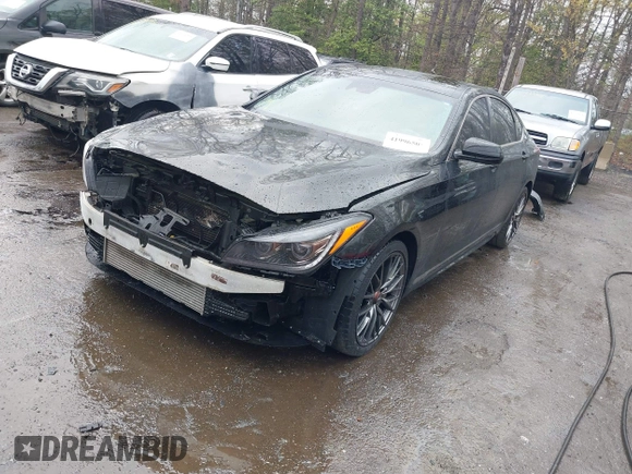 2018 Genesis G80 Sport with VIN KMHGN4JB2JU228949, listed as a IAAI auction lot 41996505 with 102,286 mi miles and . Bid and sale history available at DreamBid. Image 18.