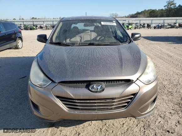 2010 Hyundai Tucson GLS with VIN KM8JT3AC1AU013660, listed as a Copart auction lot 43033645 with 159,537 mi miles and Salvage Title. Bid and sale history available at carsss.com. Image 5.