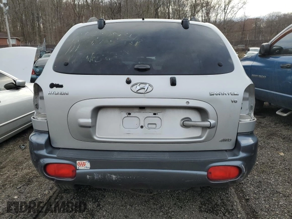 2002 Hyundai Santa Fe GLS with VIN KM8SC73D12U234923, listed as a Copart auction lot 49967425 with 180,125 mi miles and Salvage Title. Bid and sale history available at carsss.com. Image 6.