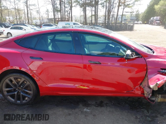 2021 Tesla Model S Long Range z VIN 5YJSA1E51MF436329, wystawiony jako IAAI lot #41918018 z przebiegiem 44 029 mil mil oraz . Historia ofert i sprzedaży dostępna na DreamBid. Obrazek 13.