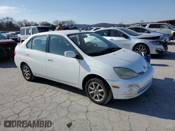 2002 Toyota Prius with VIN JT2BK18UX20069760, listed as a Copart auction lot 83605844 with 102,115 mi miles and Clean Title. Bid and sale history available at carsss.com. Image 4.