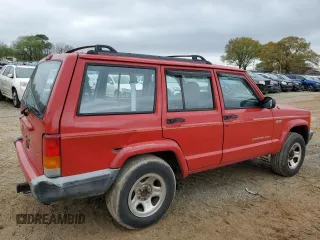 1999 Jeep Cherokee Sport with VIN 1J4FT68S2XL580915, listed as a Copart auction lot 50374875 with 286,276 mi miles and Salvage Title. Bid and sale history available at carsss.com. Image 3.