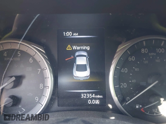 2020 Infiniti Q60 Luxe with VIN JN1EV7EK5LM340657, listed as a IAAI auction lot 42420359 with 32,554 mi miles and . Bid and sale history available at DreamBid. Image 15.
