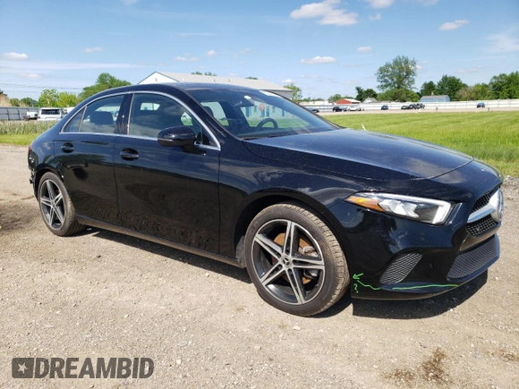 2019 Mercedes-Benz A 220 with VIN WDD3G4FB4KW021352, listed as a Copart auction lot 57049025 with 28,545 mi miles and Salvage title. Bid and sale history available at DreamBid. Image 4.