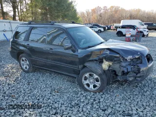2007 Subaru Forester X with VIN JF1SG63657H712867, listed as a Copart auction lot 81040504 with 199,673 mi miles and Salvage Title. Bid and sale history available at carsss.com. Image 4.