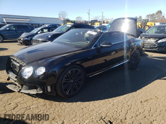 2014 Bentley Continental GT with VIN SCBGC3ZA5EC087275, listed as a Copart auction lot 79300774 with 38,137 mi miles and Salvage Title. Bid and sale history available at DreamBid. Image 1.