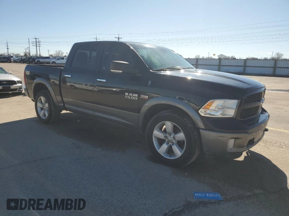 2013 Ram 1500 Outdoorsman with VIN 1C6RR7LTXDS552649, listed as a Copart auction lot 45701145 with 170,338 mi miles and Salvage Title. Bid and sale history available at carsss.com. Image 4.