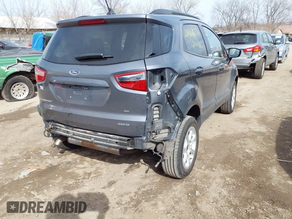 2021 Ford EcoSport SE z VIN MAJ6S3GL1MC425050, wystawiony jako IAAI lot #41808554 z przebiegiem 63 785 mil mil oraz . Historia ofert i sprzedaży dostępna na DreamBid. Obrazek 4.