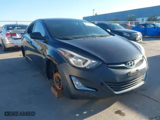 2014 Hyundai Elantra SE with VIN KMHDH4AE7EU082784, listed as a IAAI auction lot 41503767 with 1 mi miles. Bid and sale history available at carsss.com. Image 1.