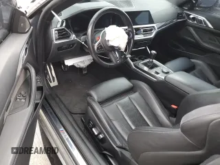 2022 BMW M4 with VIN WBS53AZ06NCH71280, listed as a Copart auction lot 49695804 with 0 mi miles. Bid and sale history available at carsss.com. Image 8.