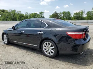 2008 Lexus LS 460 with VIN JTHBL46F385060578, listed as a Copart auction lot 55403235 with 321,933 mi miles and Salvage title. Bid and sale history available at DreamBid. Image 2.