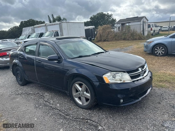 2011 Dodge Avenger Lux with VIN 1B3BD2FG4BN551682, listed as a Copart auction lot 84912174 with 135,595 mi miles and Clean Title. Bid and sale history available at carsss.com. Image 1.
