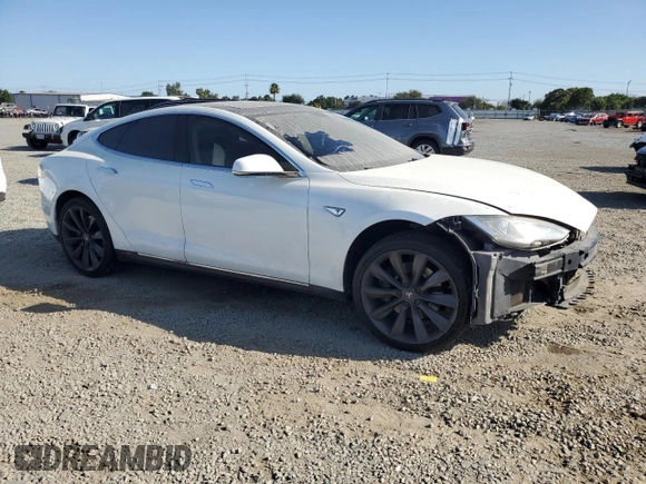 2013 Tesla Model S Performance z VIN 5YJSA1DP1DFP20689, wystawiony jako Copart lot #63685765 z przebiegiem 218 610 mil mil oraz Szkoda całkowita • Salvage title. Historia ofert i sprzedaży dostępna na DreamBid. Obrazek 4.
