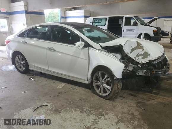 2013 Hyundai Sonata Limited with VIN 5NPEC4AC3DH655677, listed as a Copart auction lot 58614215 with 146,805 mi miles and Clean title. Bid and sale history available at DreamBid. Image 4.
