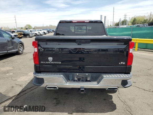 2019 Chevrolet Silverado 1500 LTZ with VIN 3GCUYGED7KG190585, listed as a Copart auction lot 54433485 with 49,041 mi miles and Salvage Title. Bid and sale history available at DreamBid. Image 6.