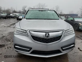 2015 Acura MDX Tech Pkg with VIN 5FRYD4H44FB003062, listed as a Copart auction lot 44702035 with 0 mi miles and Salvage Title. Bid and sale history available at carsss.com. Image 5.