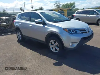 2014 Toyota RAV4 Limited with VIN JTMYFREVXED038815, listed as a IAAI auction lot 42465916 with 64,934 mi miles and . Bid and sale history available at DreamBid. Image 1.
