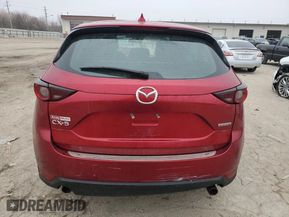 2020 Mazda CX-5 Sport with VIN JM3KFABM4L0735007, listed as a Copart auction lot 45276975 with 54,720 mi miles and Salvage Title. Bid and sale history available at carsss.com. Image 6.