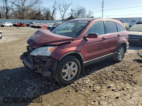 2007 Honda CR-V EX-L with VIN JHLRE487X7C080730, listed as a Copart auction lot 42798955 with 177,476 mi miles and Salvage Title. Bid and sale history available at carsss.com. Image 1.
